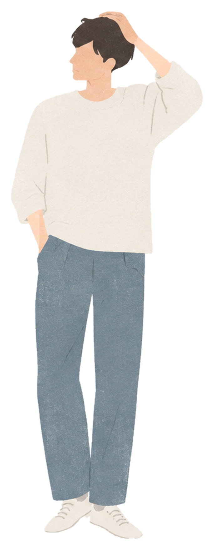 全方位頭皮護理插畫