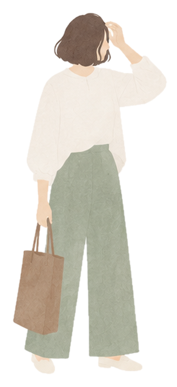 女士育髮療程插畫